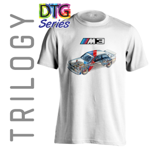 STI 0023 BMW M3 Cutout - WHITE