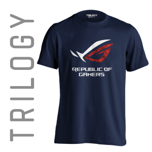 TRILOGY STT 0113 - Kaos ROG Republic of Gamers Logo