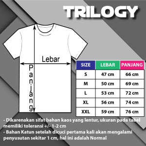 Size Chart Trilogy