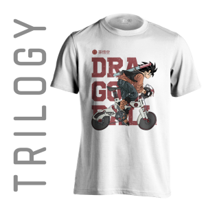 TRILOGY TRG 0376 - Kaos Goku Ride a Bike