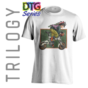 TRILOGY TRG 0377 - Kaos Goku Ride a Bike