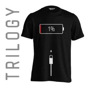 TRILOGY STT 0436 - Kaos iPhone Low Bat