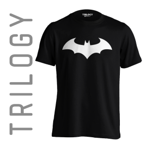 TRILOGY STT 0496 - Kaos Batman Arkham Logo White