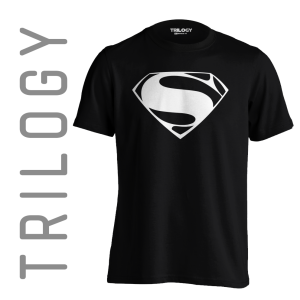 TRILOGY STT 0497 - Kaos Superman Man of Steel Logo White