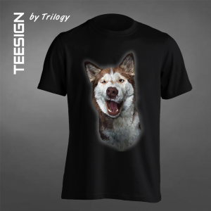 TRILOGY TEE 0003 - Kaos Siberian Husky