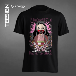 TRILOGY TEE 0013 - Kaos Demon Slayer Nezuko Kamado
