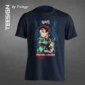 TRILOGY TEE 0015 - Kaos Demon Slayer Tanjiro Kamado