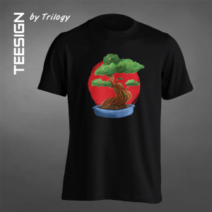 TRILOGY TEE 0019 - Kaos Japanese Bonsai Tree