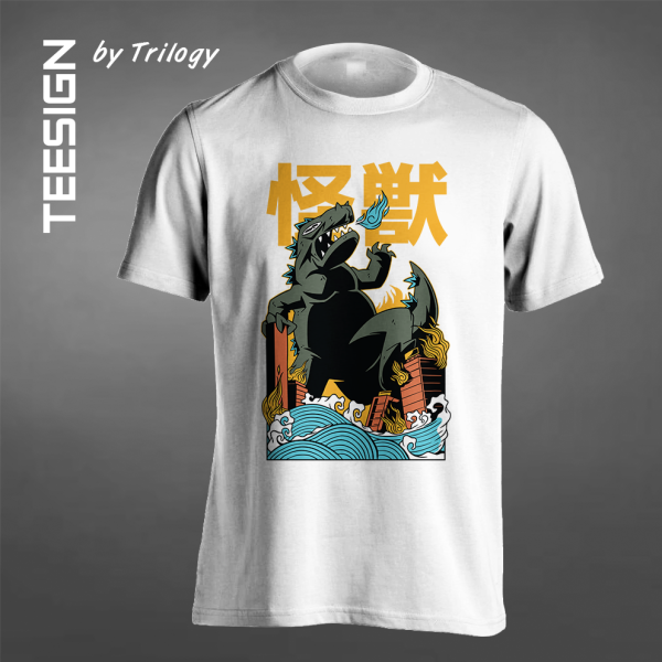 TRILOGY TEE 0021 - Kaos Japanese Monster Kaiju