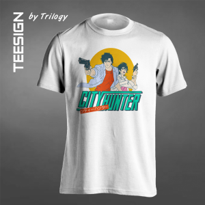 TRILOGY TEE 0034 - Kaos City Hunter Ryo & Kaori