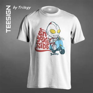 TRILOGY TEE 0037 - Kaos Ultraman Vespa