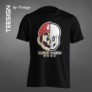 TRILOGY TEE 0042 - Kaos Super Mario Skull
