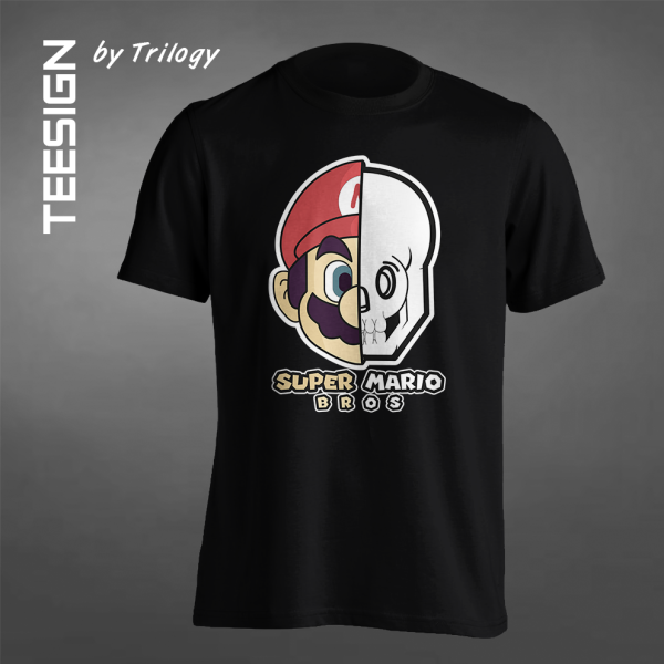 TRILOGY TEE 0042 - Kaos Super Mario Skull