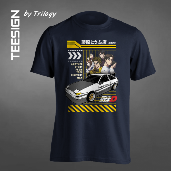 TRILOGY TEE 0049 - Kaos Initial D Trueno AE86