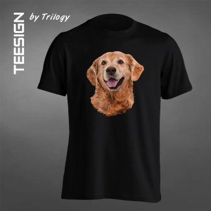 TRILOGY TEE 0057 - Kaos Golden Retriever