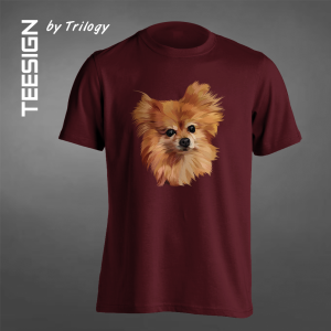 TRILOGY TEE 0059 - Kaos Pomeranian Pom