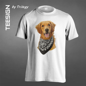 TRILOGY TEE 0061 - Kaos Golden Retriever Bandana