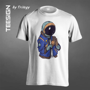 TRILOGY TEE 0066 - Kaos Cyberpunk Astronaut