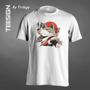 TRILOGY TEE 0075 - Kaos Japan Wolf Art