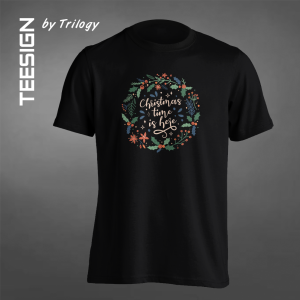 TRILOGY TEE 0078 - Kaos Christmas Time is Here