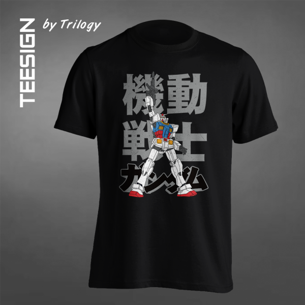 TRILOGY TEE 0083 - Kaos Gundam RX Distressed