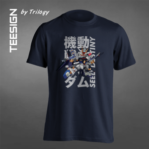 TRILOGY TEE 0085 - Kaos Gundam Seed Destiny Strike Freedom Vintage