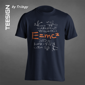 TRILOGY TEE 0089 - Kaos Einstein E=mc2