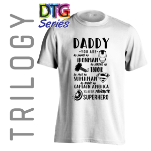 TRILOGY TRG 0599 - Kaos Superhero Daddy