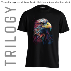 TRILOGY TRG 0837 - Kaos Watercolor Eagle