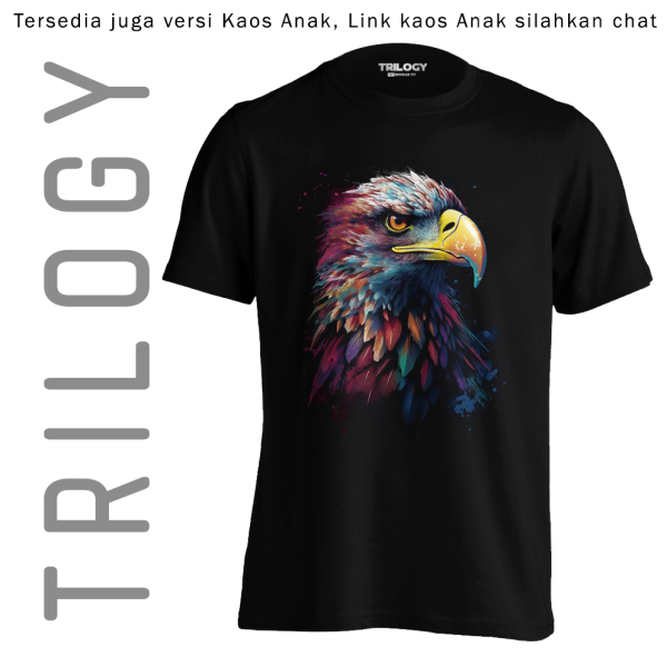 TRILOGY TRG 0837 - Kaos Watercolor Eagle
