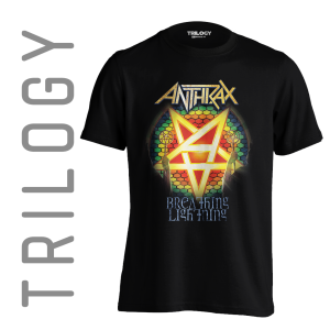 TRILOGY TRF 0489	Kaos Anthrax - Breathing Lightning - Heavy Metal Rock Band Classic Retro Vintage