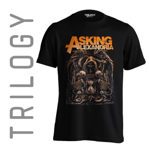TRILOGY TRF 0493	Kaos Asking Alexandria - Rock Band Classic Retro Vintage