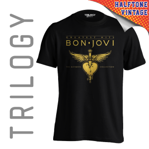 TRILOGY TRF 0519	Kaos Bon Jovi - Rock Band Classic Retro Vintage