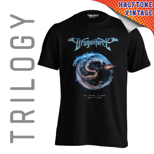 TRILOGY TRF 0531	Kaos DragonForce - In the Line of Fire - Heavy Metal Rock Band Classic Retro Vintage