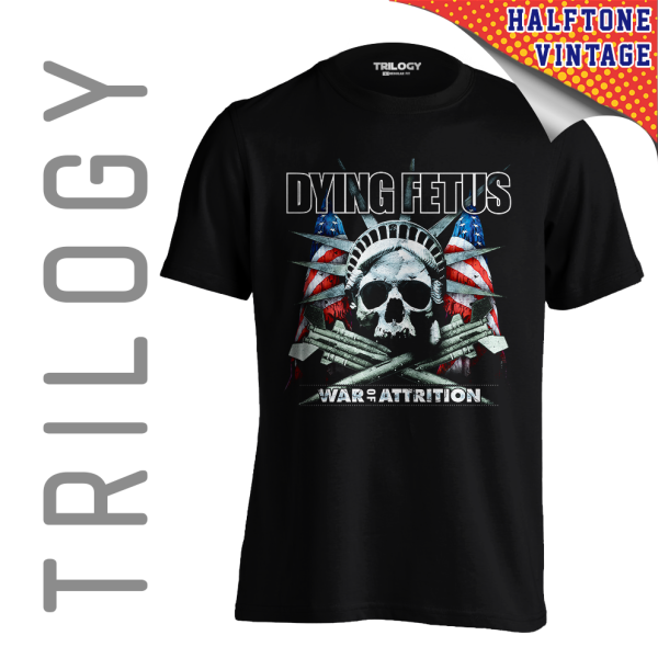 TRILOGY TRF 0535	Kaos Dying Fetus - War of Attrition - Heavy Metal Rock Band Classic Retro Vintage