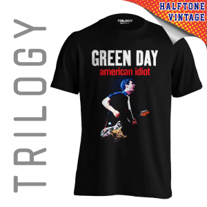 TRILOGY TRF 0538	Kaos Green Day - American Idiot - Punk Rock Band Classic Retro Vintage