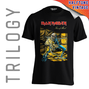 TRILOGY TRF 0546	Kaos Iron Maiden - Piece of Mind - Heavy Metal Rock Band Classic Retro Vintage