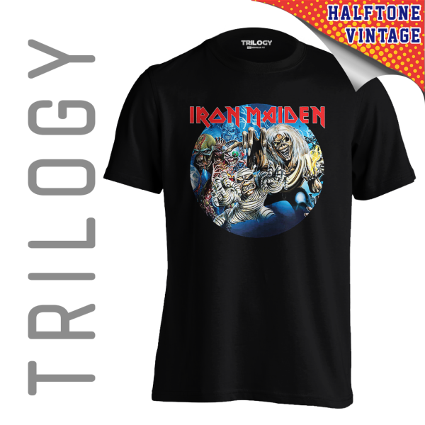 TRILOGY TRF 0550	Kaos Iron Maiden - Heavy Metal Rock Band Classic Retro Vintage