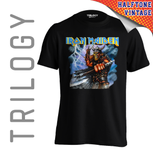 TRILOGY TRF 0551	Kaos Iron Maiden - Heavy Metal Rock Band Classic Retro Vintage