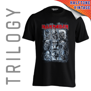 TRILOGY TRF 0552	Kaos Iron Maiden - Heavy Metal Rock Band Classic Retro Vintage