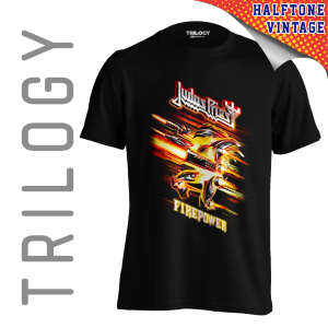 TRILOGY TRF 0558	Kaos Judas Priest - Firepower - Heavy Metal Rock Band Classic Retro Vintage