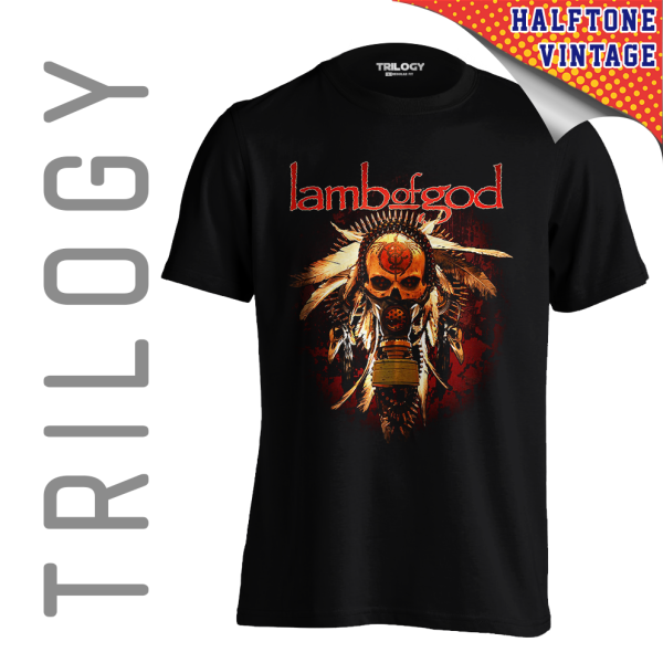 TRILOGY TRF 0568	Kaos Lamb of God - Heavy Metal Rock Band Classic Retro Vintage