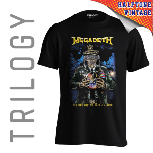 TRILOGY TRF 0580	Kaos Megadeth - Heavy Metal Rock Band Classic Retro Vintage