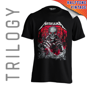 TRILOGY TRF 0585	Kaos Metallica - Heavy Metal Rock Band Classic Retro Vintage