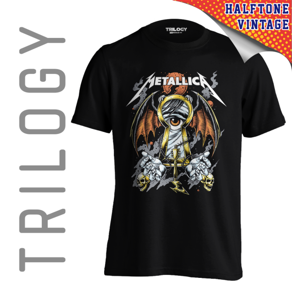 TRILOGY TRF 0586	Kaos Metallica - Heavy Metal Rock Band Classic Retro Vintage